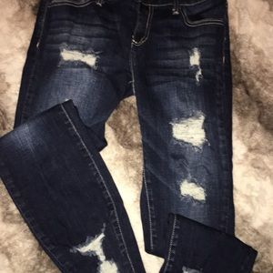 SIZE 3 ripped skinny jeans